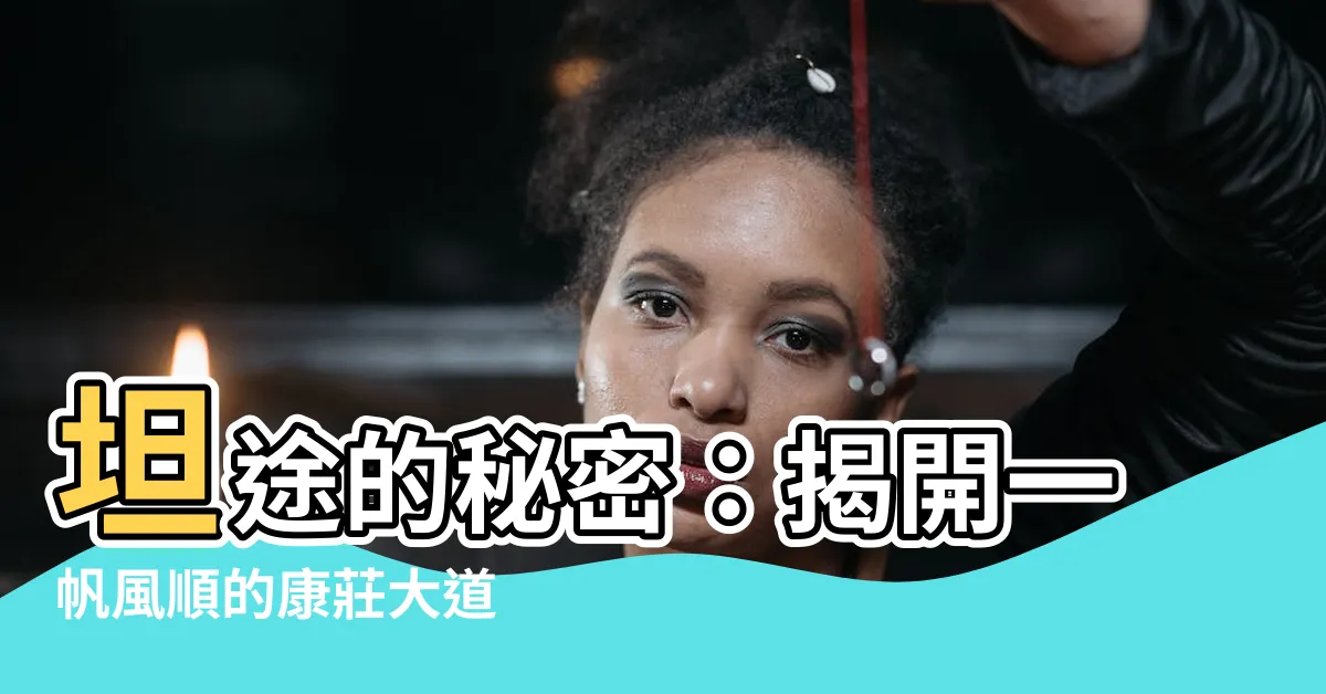 【坦途意思】坦途的秘密：揭開一帆風順的康莊大道
