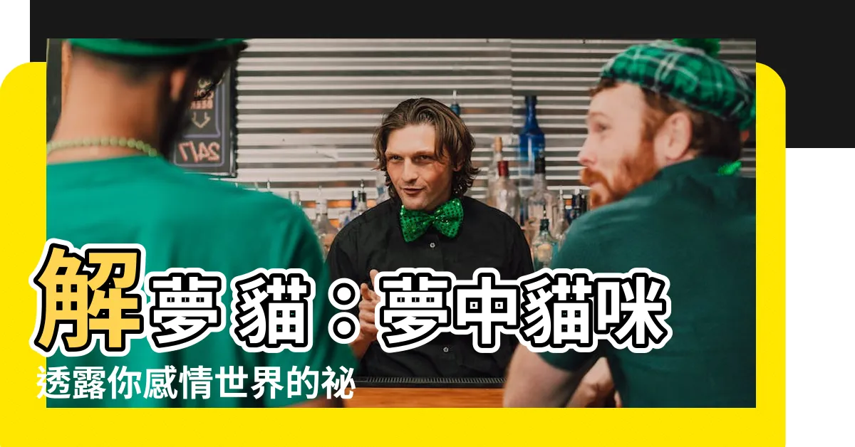 【解夢 貓】解夢 貓：夢中貓咪透露你感情世界的秘密！