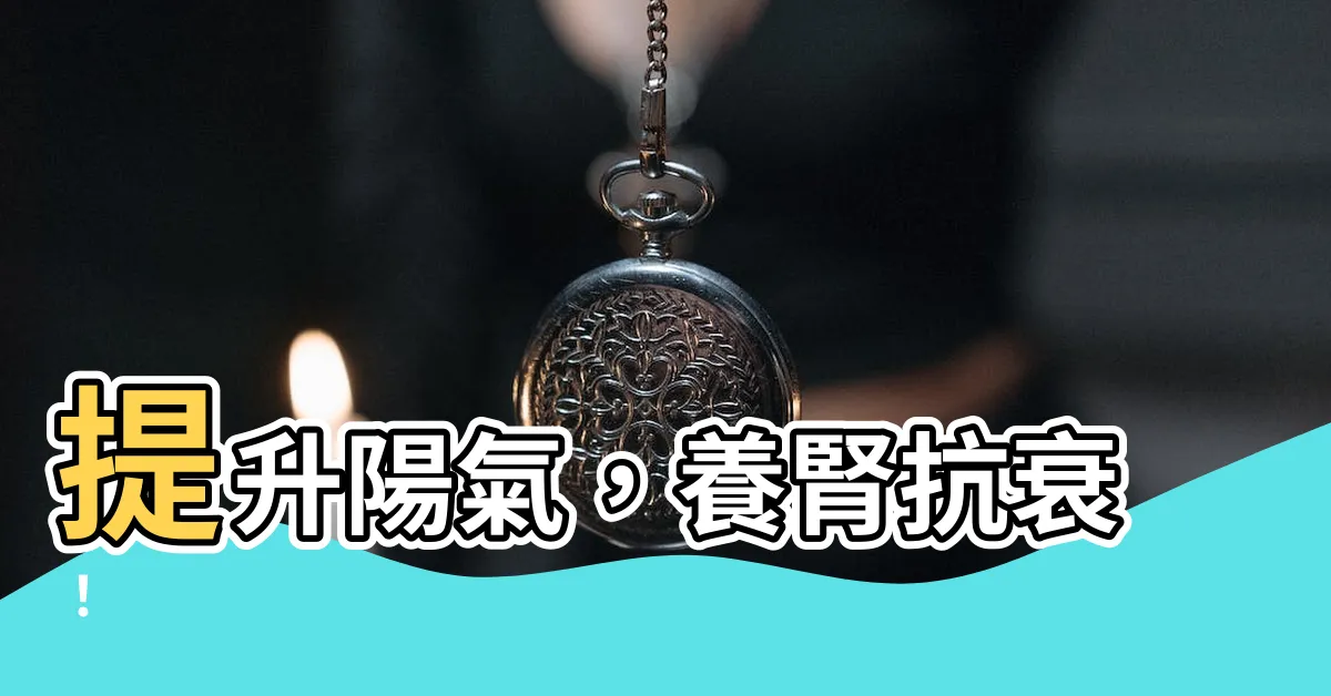 【提升陽氣】提升陽氣，養腎抗衰！
