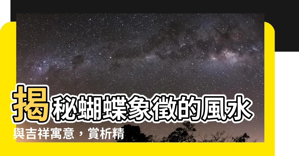 【蝴蝶代表】揭秘蝴蝶象徵的風水與吉祥寓意，賞析精緻蝴蝶刺繡藝術