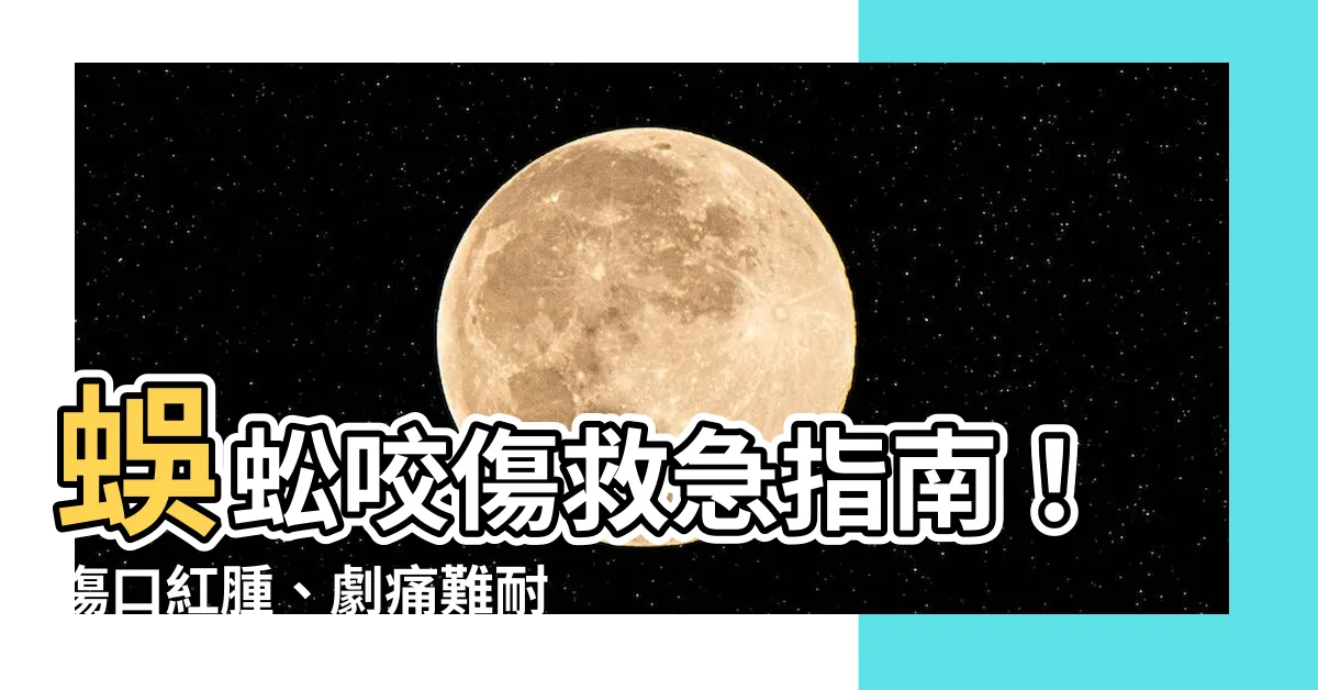 【傷口蜈蚣咬紅腫】蜈蚣咬傷救急指南！傷口紅腫、劇痛難耐？4步驟教你正確處理