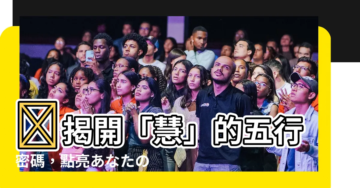 【慧五行】✨揭開「慧」的五行密碼，點亮あなたの智慧之光！✨
