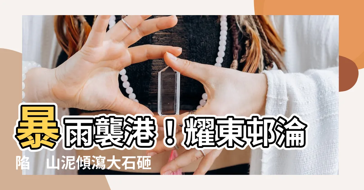 【耀東山泥傾瀉】暴雨襲港！耀東邨淪陷　山泥傾瀉大石砸破車窗