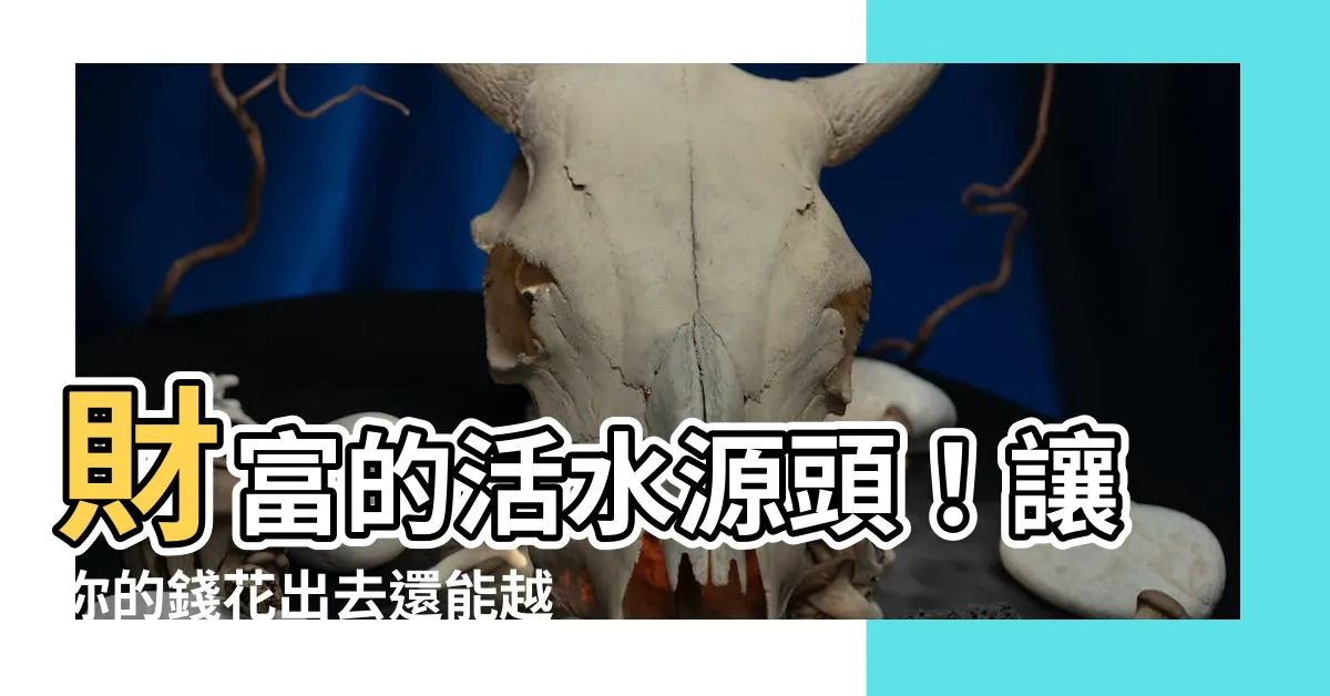 【財富水庫】財富的活水源頭！讓你的錢花出去還能越變越多
