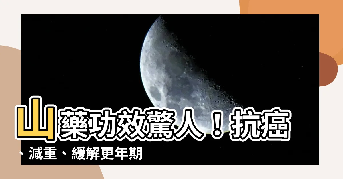 【山藥功效】山藥功效驚人！抗癌、減重、緩解更年期，一次看懂！