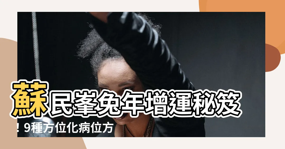 【化病位方法】蘇民峯兔年增運秘笈！9種方位化病位方法打造好風水