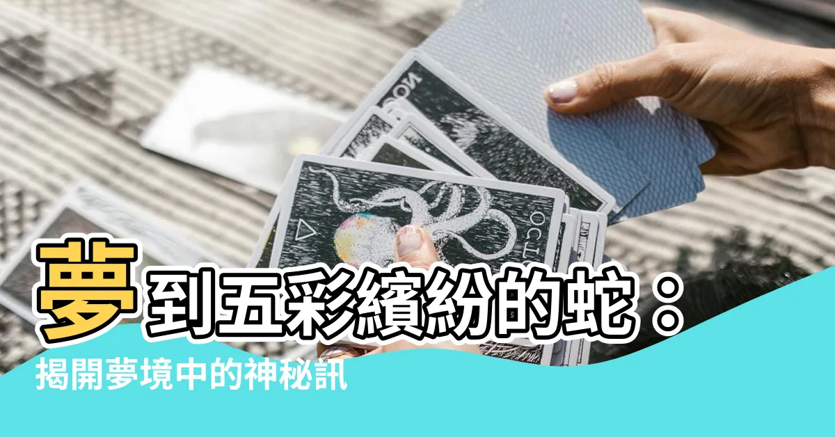 【夢到五彩蛇】夢到五彩繽紛的蛇：揭開夢境中的神秘訊息