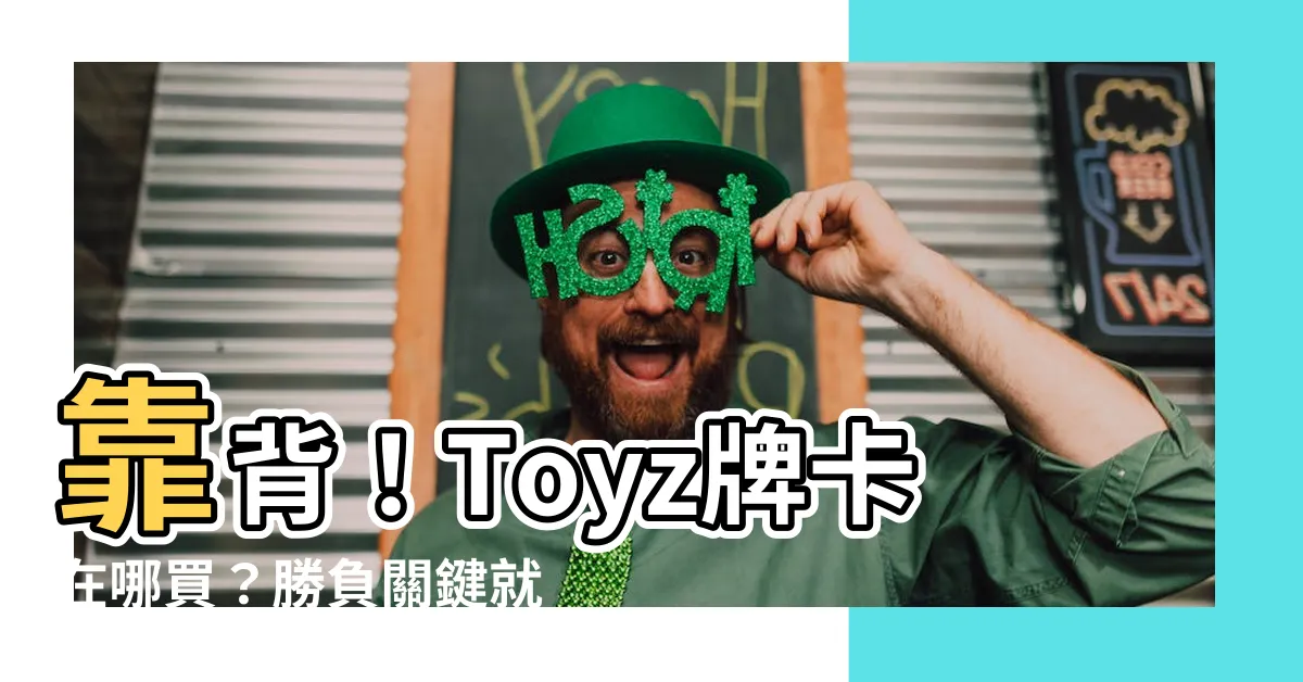 【重點是靠背】靠背！Toyz牌卡在哪買？勝負關鍵就在「靠杯」！