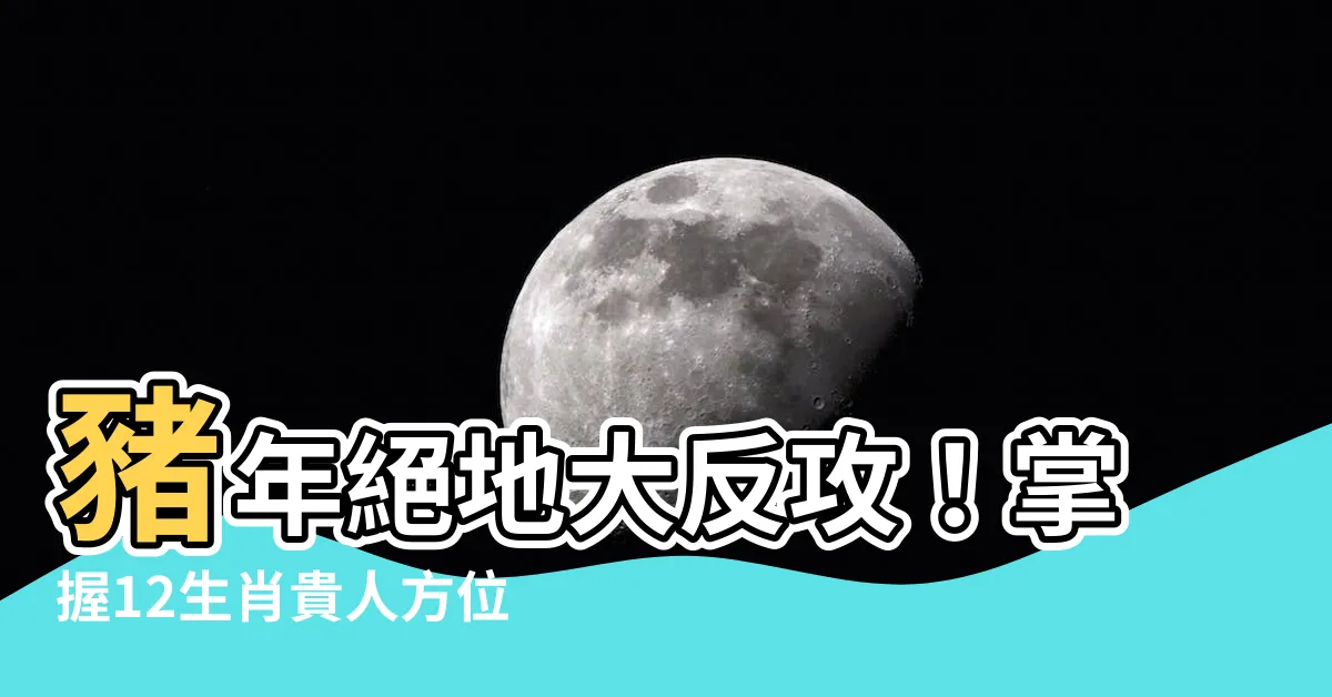 【貴人方】豬年絕地大反攻！掌握12生肖貴人方位，好運滾滾來！