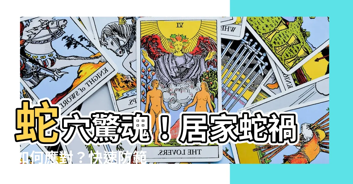 【有蛇】蛇穴驚魂！居家蛇禍如何應對？快速防範，守護家人安全