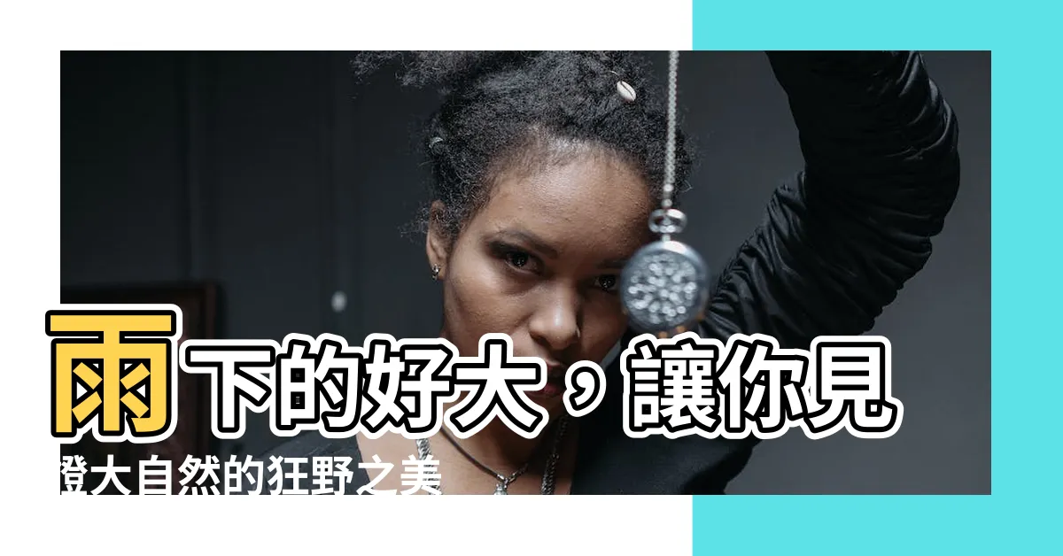 【雨下的好大】雨下的好大，讓你見證大自然的狂野之美