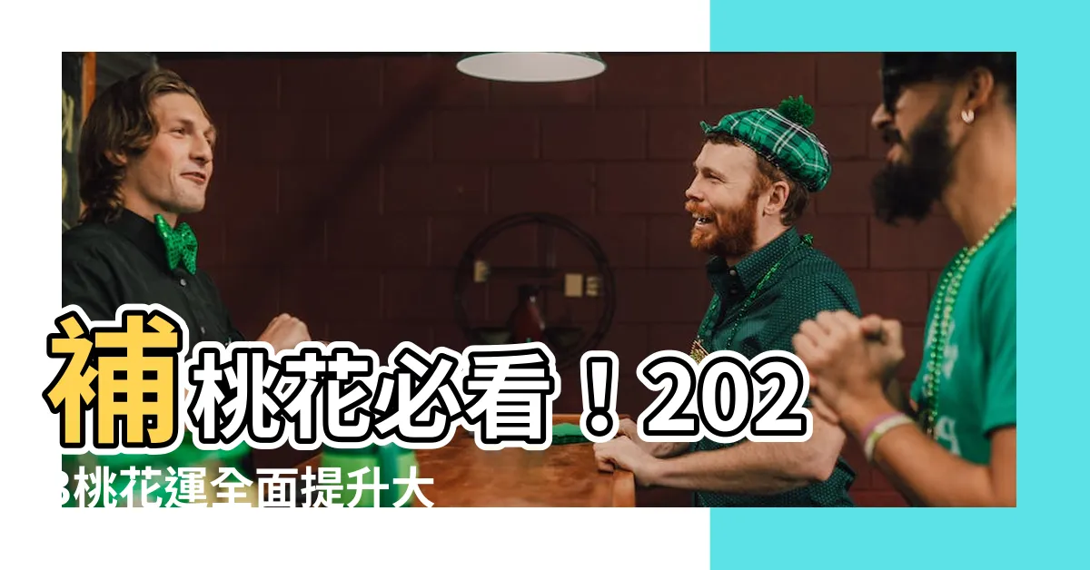 【補桃花】補桃花必看！2023桃花運全面提升大法