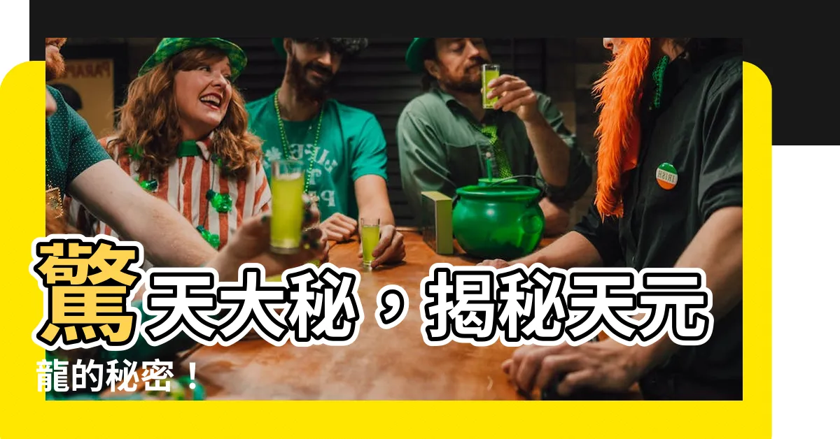 【天元龍】驚天大秘，揭秘天元龍的秘密！