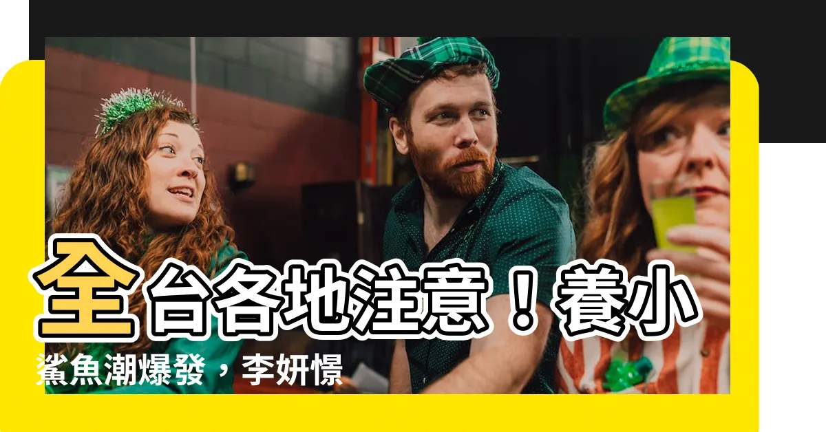 【小鯊魚飼養】全台各地注意！養小鯊魚潮爆發，李妍憬也參一咖！