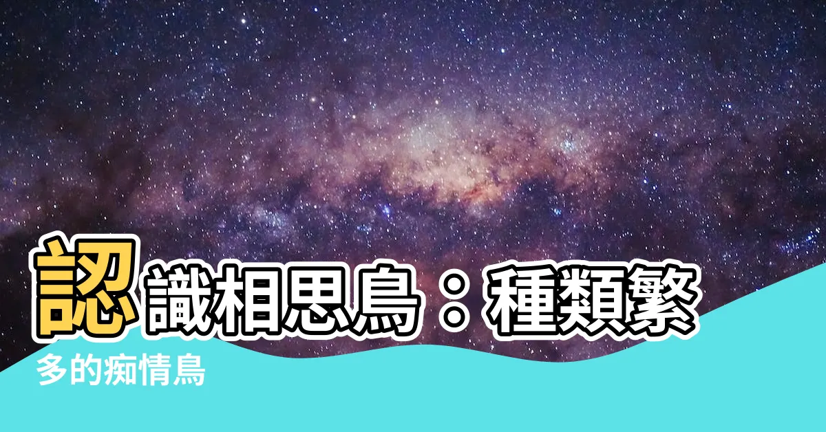 【相思鳥種類】認識相思鳥：種類繁多的痴情鳥