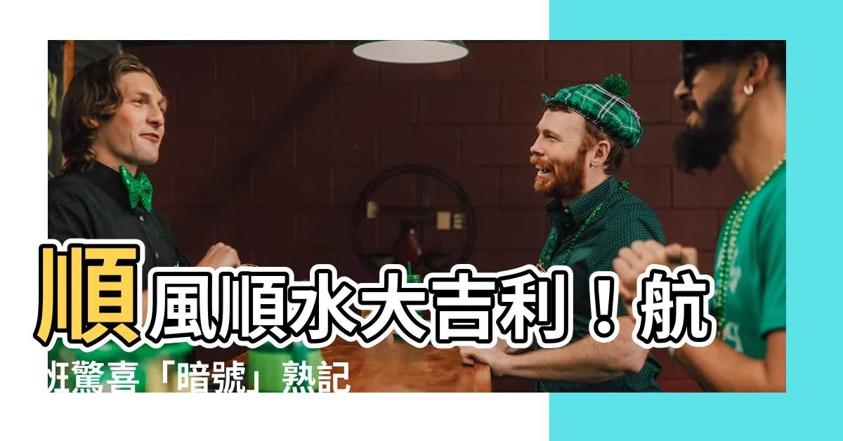 【順飛 意思】順風順水大吉利！航班驚喜「暗號」熟記，搭飛機常客必知！