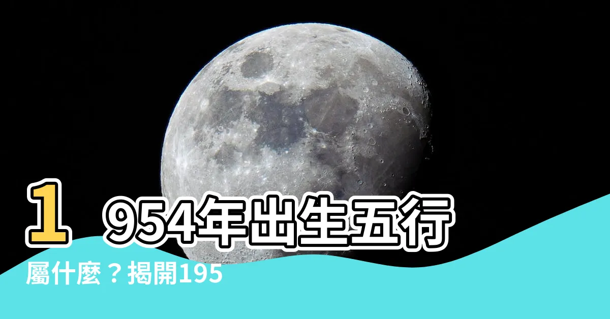 【1954年五行屬什麼】1954年出生五行屬什麼？揭開1954年屬相和命理大秘密！