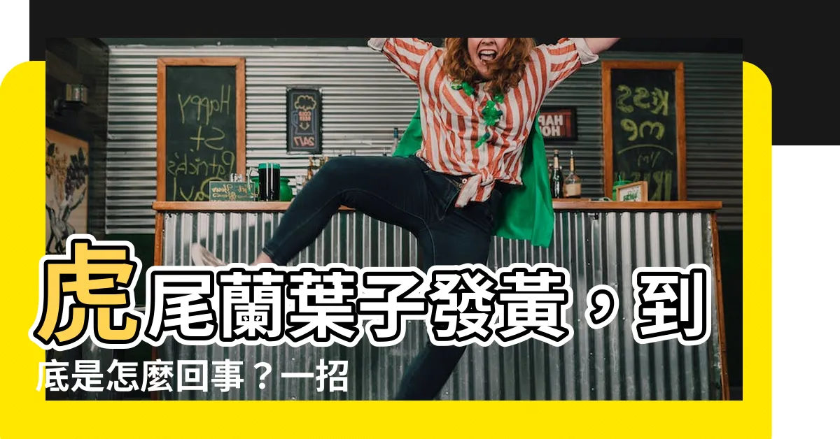 【虎尾蘭葉子變黃】虎尾蘭葉子發黃，到底是怎麼回事？一招輕鬆解決困擾！