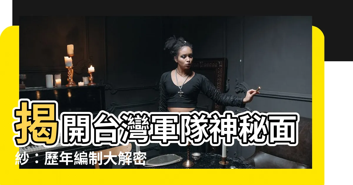 【台灣有幾個師】揭開台灣軍隊神秘面紗：歷年編制大解密，共有多少師？