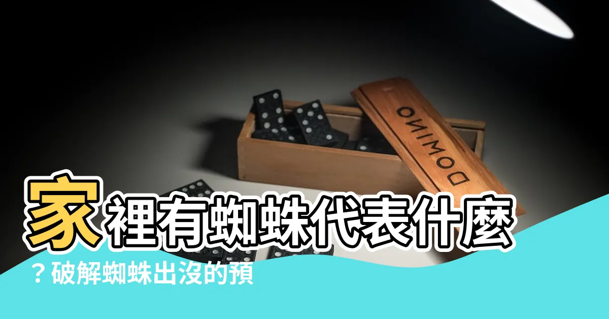 【家裡有蜘蛛代表什麼】家裡有蜘蛛代表什麼？破解蜘蛛出沒的預示與寓意