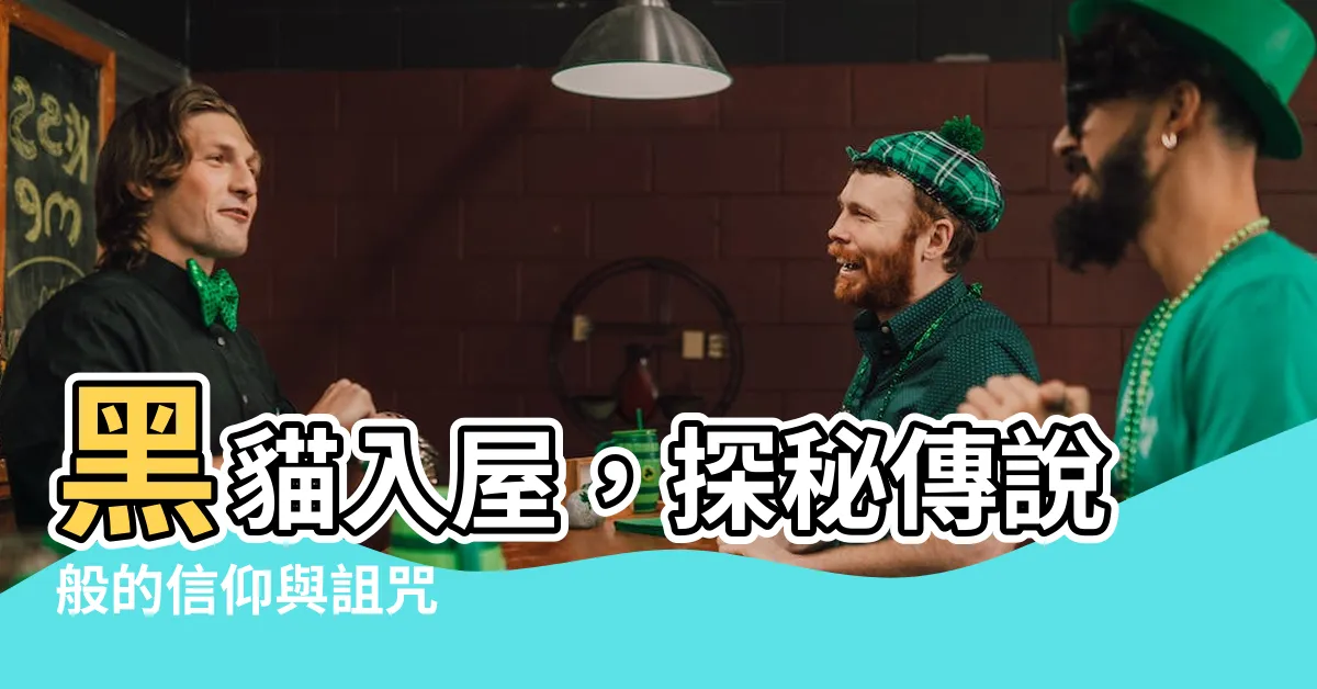 【黑貓入屋】黑貓入屋，探秘傳説般的信仰與詛咒