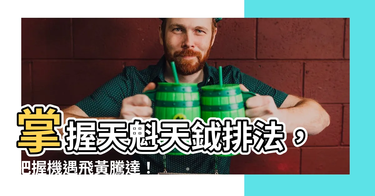 【天魁天鉞排法】掌握天魁天鉞排法，把握機遇飛黃騰達！