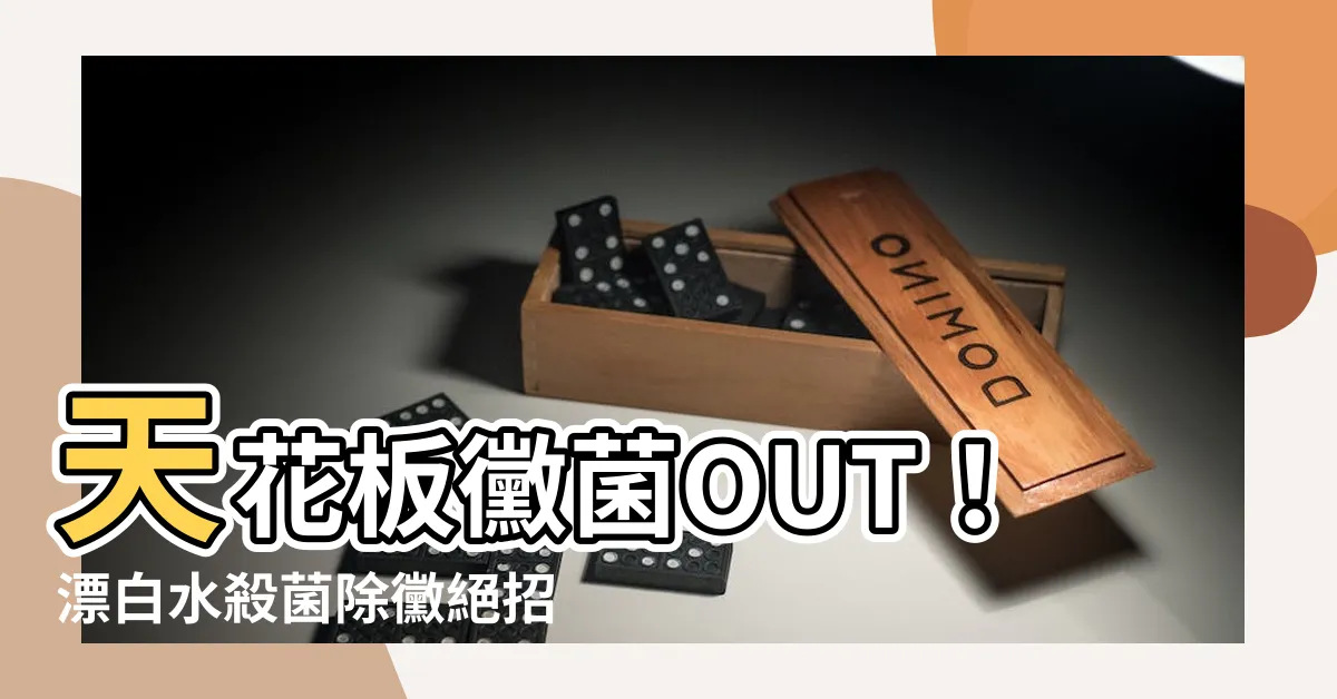【天花板發黴漂白水】天花板黴菌OUT！漂白水殺菌除黴絕招一次看