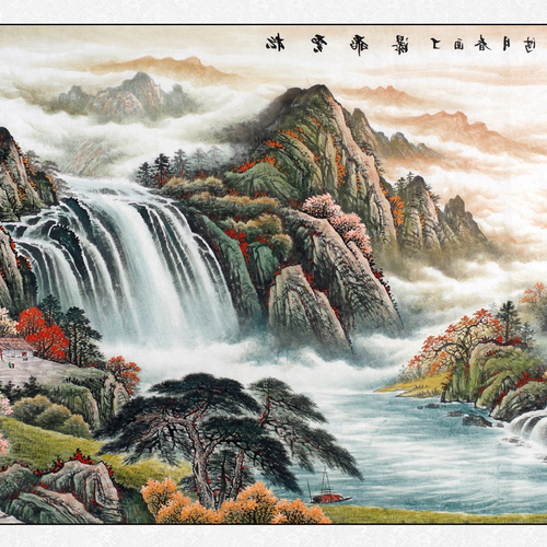 2、客廳的山水畫風水是什麼