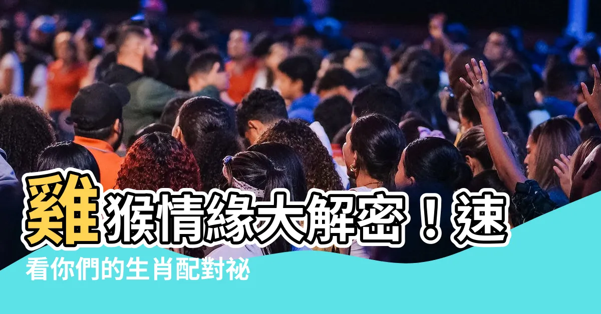 【雞跟猴】雞猴情緣大解密！速看你們的生肖配對秘辛