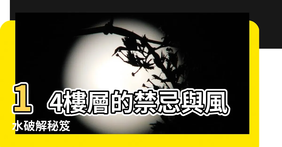 【14樓】14樓層的禁忌與風水破解秘笈