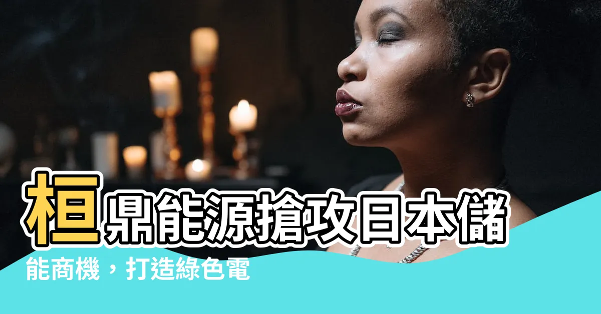【桓鼎能源】桓鼎能源搶攻日本儲能商機，打造綠色電力新典範！