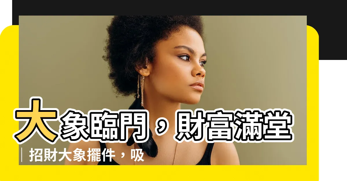 【大象 招財】大象臨門，財富滿堂｜招財大象擺件，吸財💰得心應手