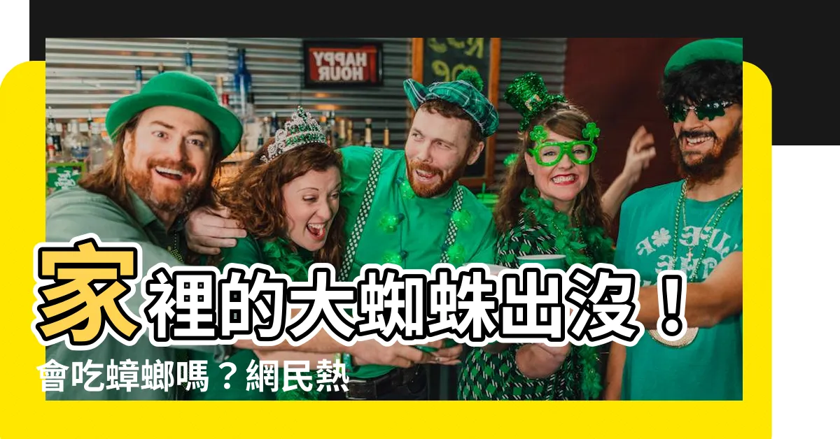 【家裡的大蜘蛛】家裡的大蜘蛛出沒！會吃蟑螂嗎？網民熱議！