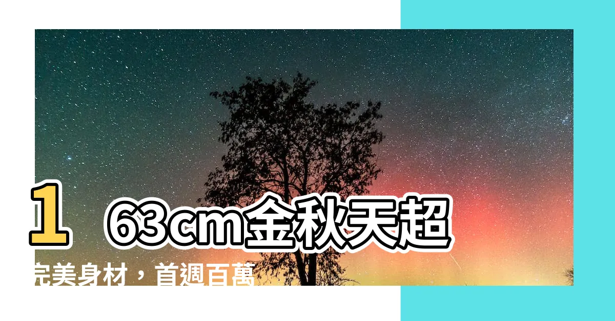 【金秋天身高】163cm金秋天超完美身材，首週百萬銷量破紀錄！