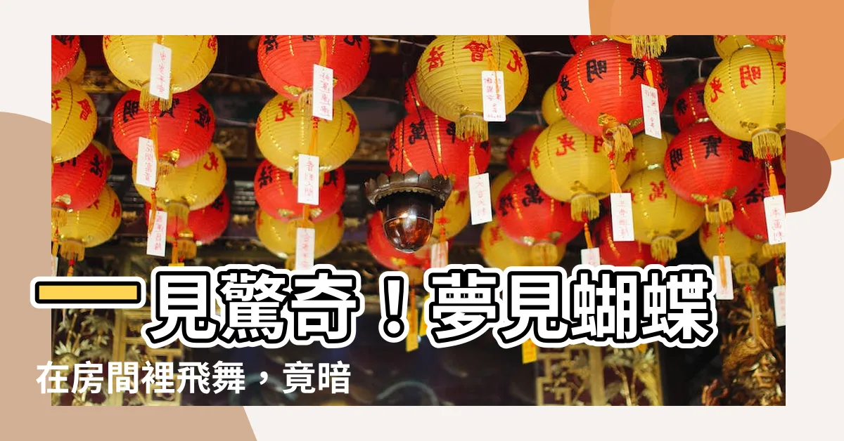 【夢見蝴蝶在房間】一見驚奇！夢見蝴蝶在房間裡飛舞，竟暗示事業運大爆發