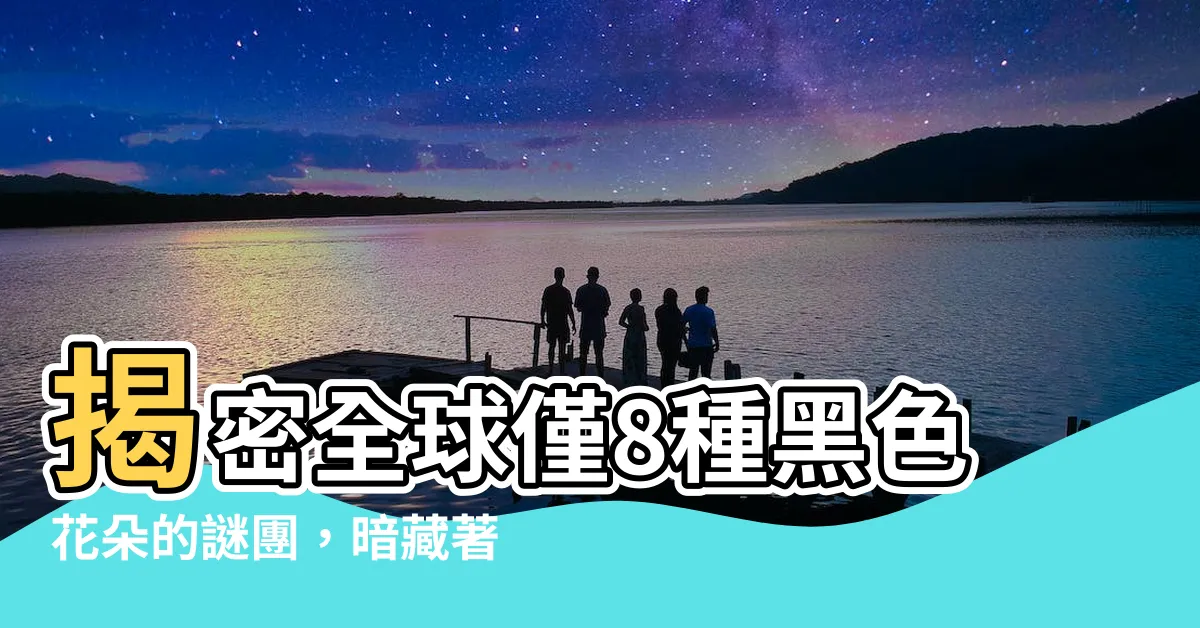 【黑色的花】揭密全球僅8種黑色花朵的謎團，暗藏著動人心絃的絕美花語！