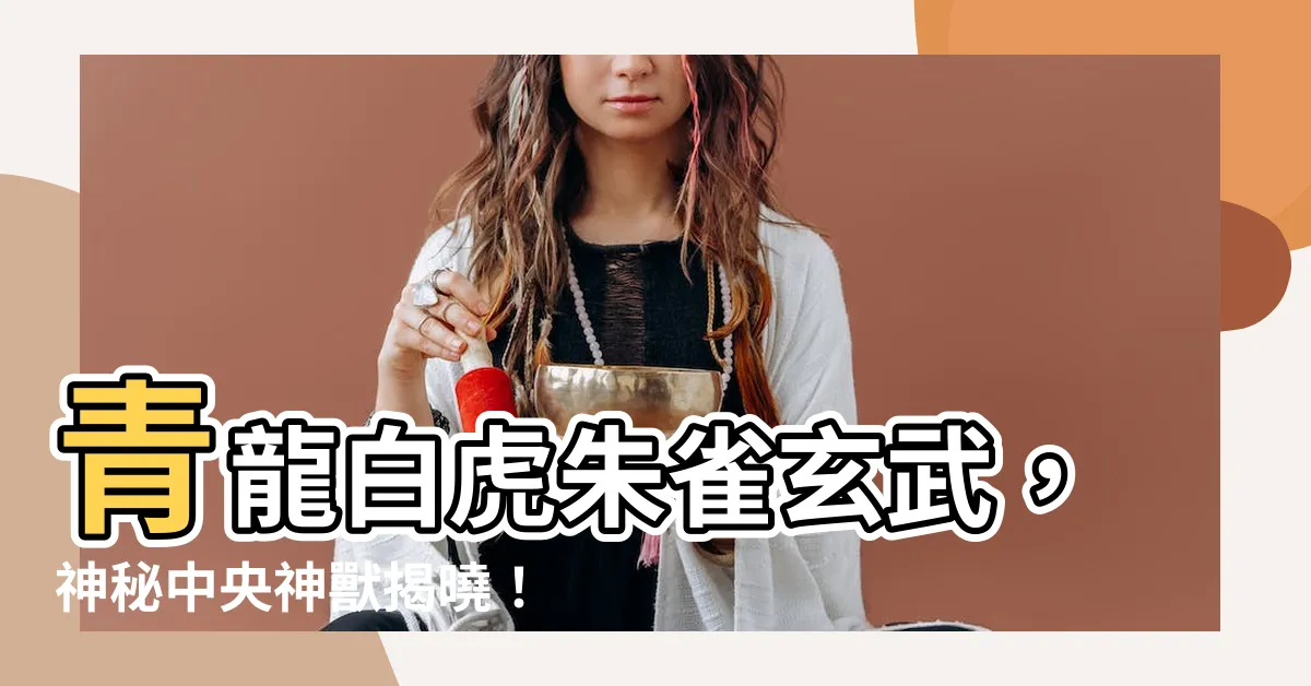 【青龍 白虎 朱雀 玄武】青龍白虎朱雀玄武，神秘中央神獸揭曉！