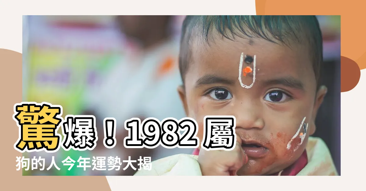 【1982 屬】驚爆！1982 屬狗的人今年運勢大揭秘！