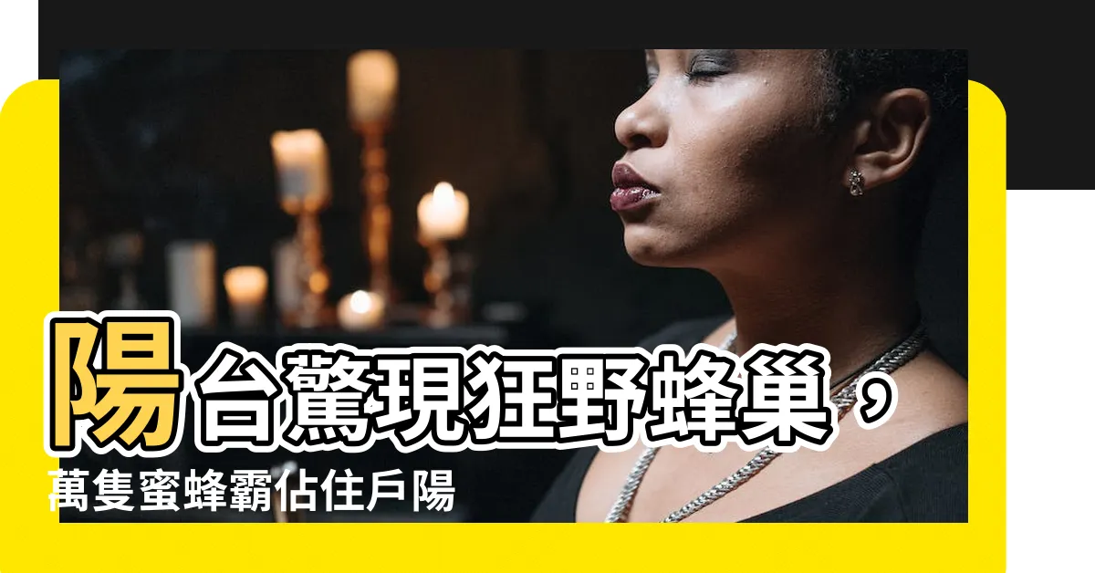 【陽台蜜蜂築巢】陽台驚現狂野蜂巢，萬隻蜜蜂霸佔住户陽台！