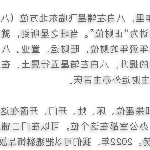 2、九宮飛星圖及風水佈局