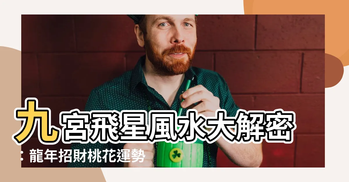 【九宮飛】九宮飛星風水大解密：龍年招財桃花運勢大爆發！