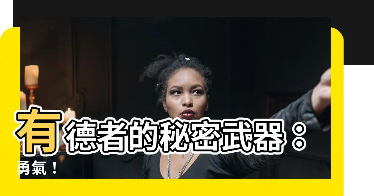 【有德者】有德者的秘密武器：勇氣！