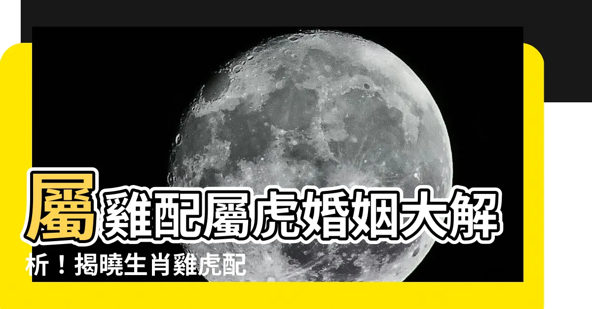 【雞虎配】屬雞配屬虎婚姻大解析！揭曉生肖雞虎配的財運和愛情！