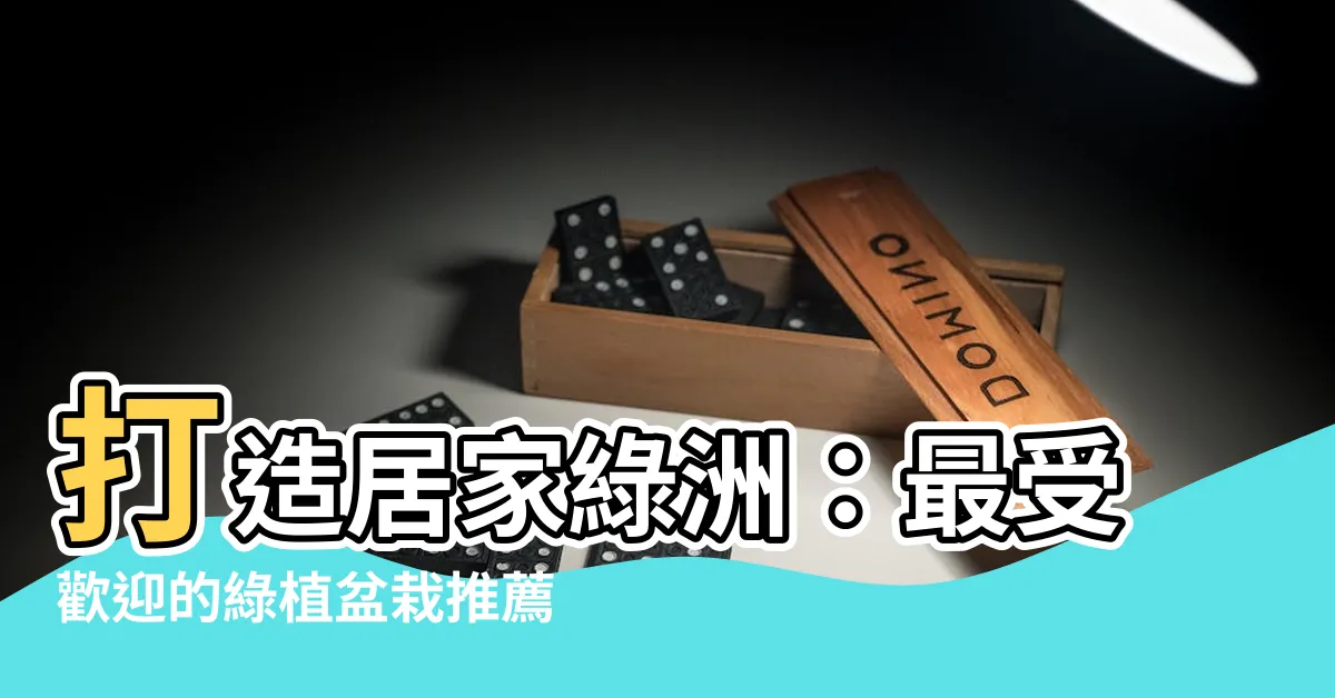 【綠植盆栽】打造居家綠洲：最受歡迎的綠植盆栽推薦