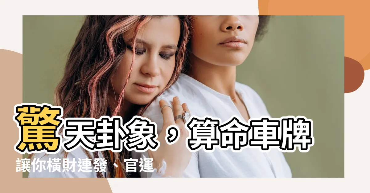 【算命車牌】驚天卦象，算命車牌讓你橫財連發、官運亨通！