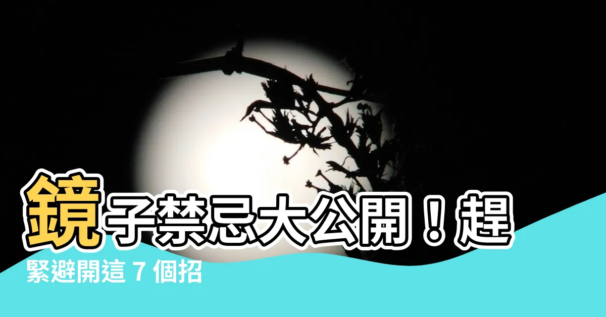 【鏡子 禁忌】鏡子禁忌大公開！趕緊避開這 7 個招厄運的擺放位置