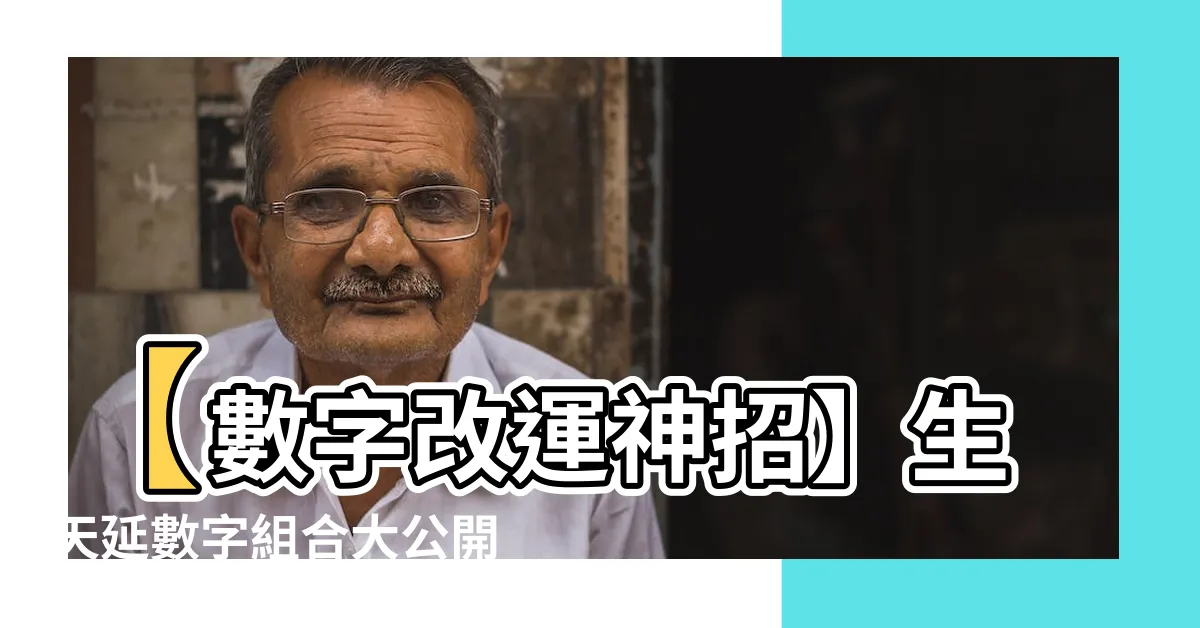 【生天延數字組合】【數字改運神招】生天延數字組合大公開，化五鬼招財運！