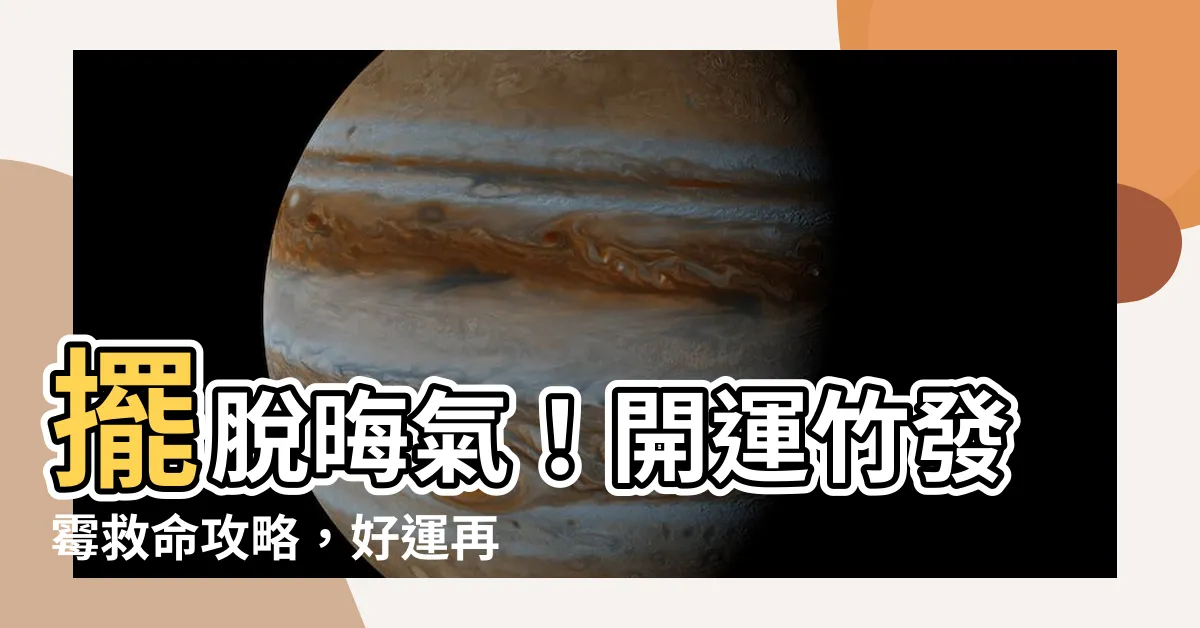 【開運竹發黴】擺脱晦氣！開運竹發黴救命攻略，好運再臨