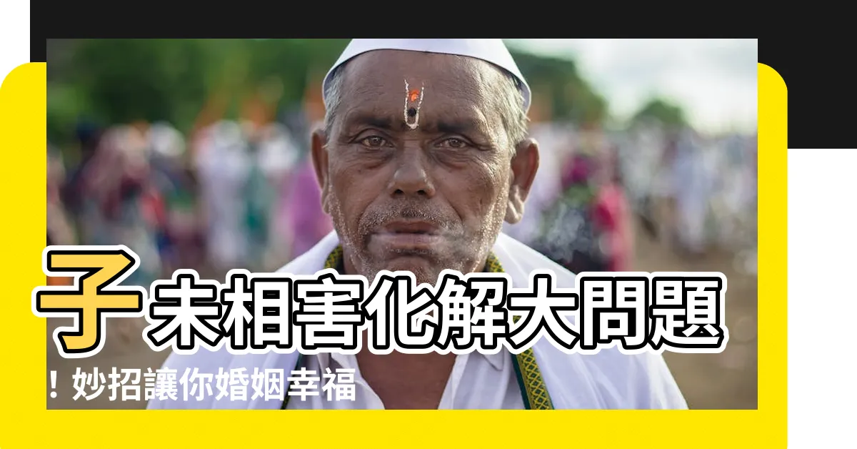 【子未相害化解】子未相害化解大問題！妙招讓你婚姻幸福美滿