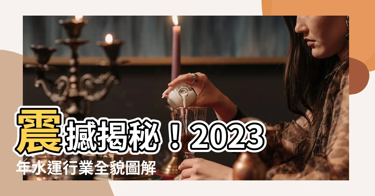 【水運行業】震撼揭秘！2023年水運行業全貌圖解
